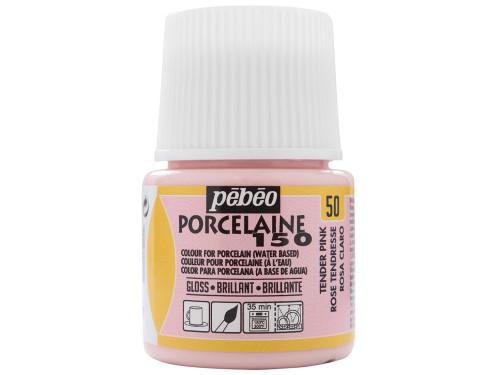 Paint for porcelain Porcelaine 150 - Pébéo - Tender Pink, 45 ml
