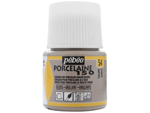 Paint for porcelain Porcelaine 150 - Pébéo - Taupe, 45 ml