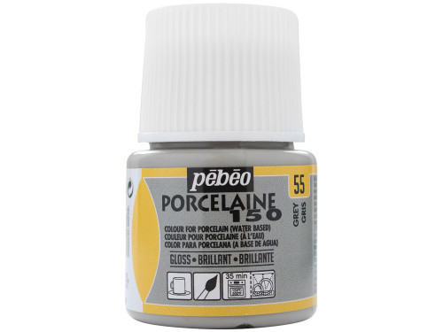 Paint for porcelain Porcelaine 150 - Pébéo - Grey, 45 ml