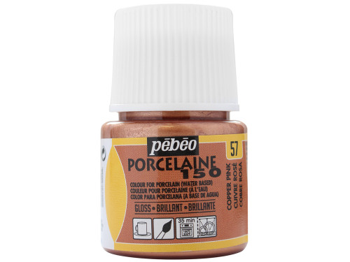 Farba do porcelany Porcelaine 150 - Pébéo - Copper Pink, 45 ml