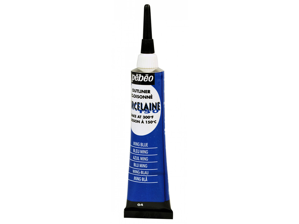 Konturówka do porcelany Porcelaine 150 - Pébéo - Ming Blue, 20 ml