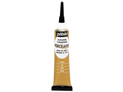 Outliner Porcelaine 150 for porcelain - Pébéo - Gold, 20 ml