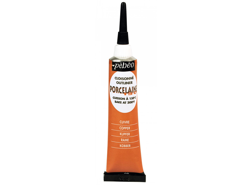 Outliner Porcelaine 150 for porcelain - Pébéo - Copper, 20 ml