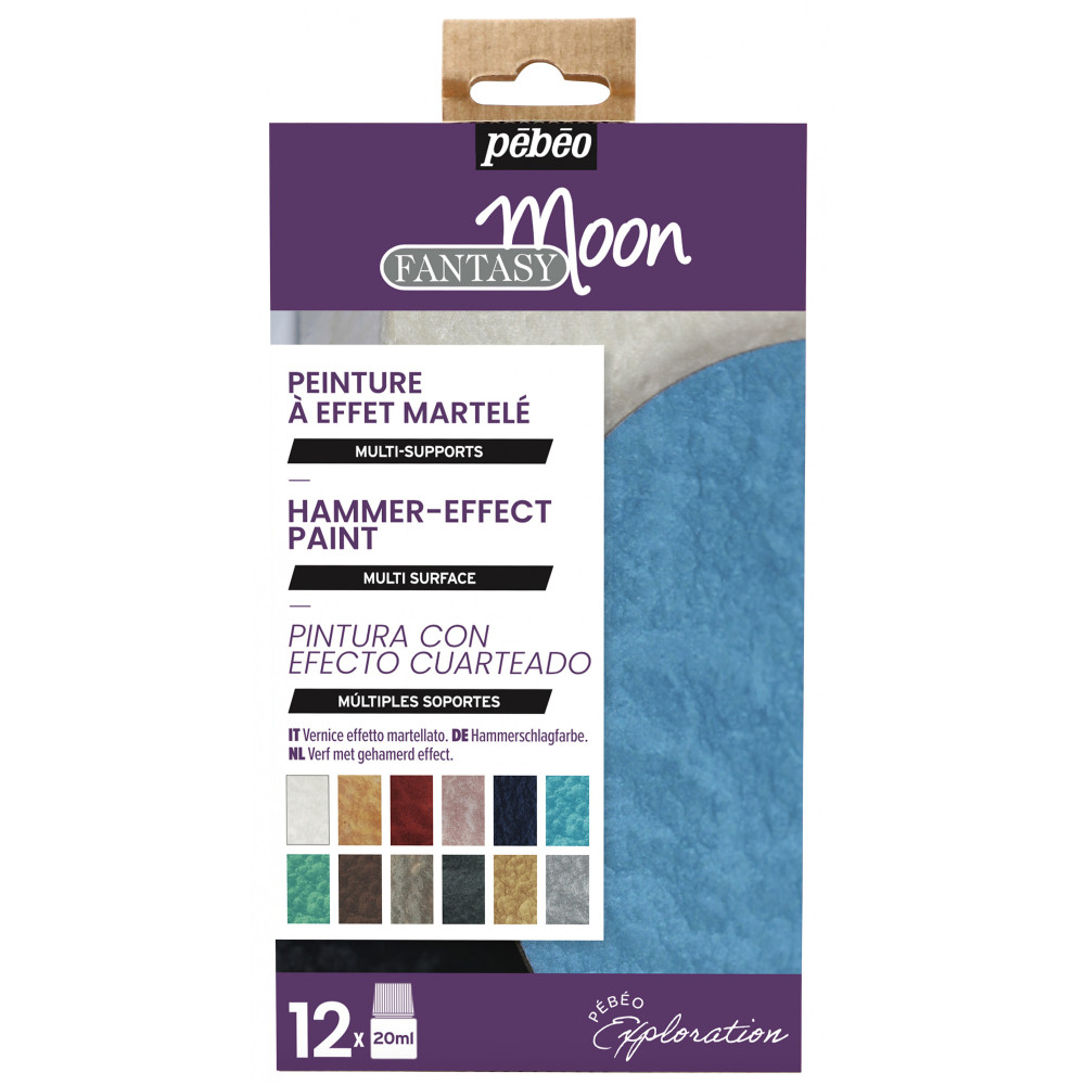 Zestaw farb Fantasy Moon - Pébéo - 12 kolorów x 20 ml