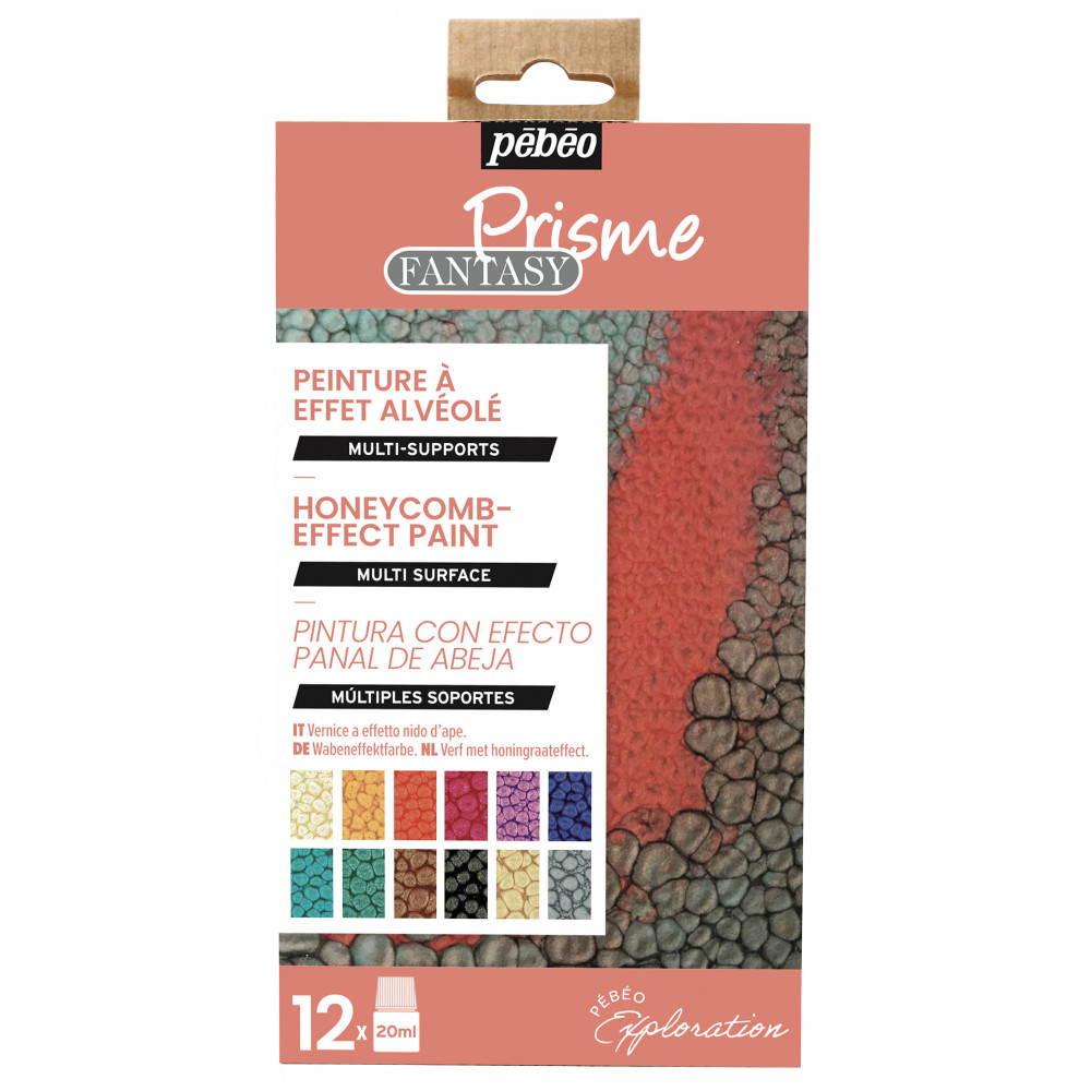 Set of Fantasy Prisme paints - Pébéo - 12 colors x 20 ml