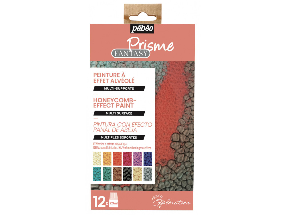 Zestaw farb Fantasy Prisme - Pébéo - 12 kolorów x 20 ml