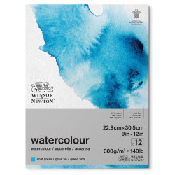 Watercolor paper pad - Winsor & Newton - cold press, 23 x 31 cm, 300g, 12 sheets