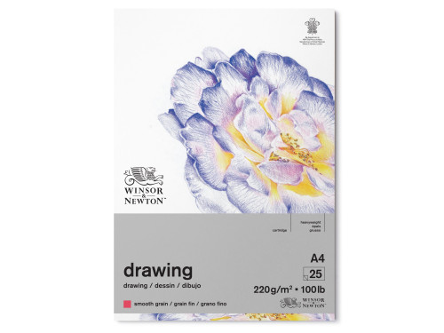 Blok rysunkowy Drawing Pad - Winsor & Newton - smooth, A4, 220g, 25 ark.
