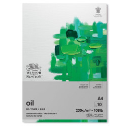 Oil paper pad - Winsor & Newton - canvas, A4, 230g, 10 sheets