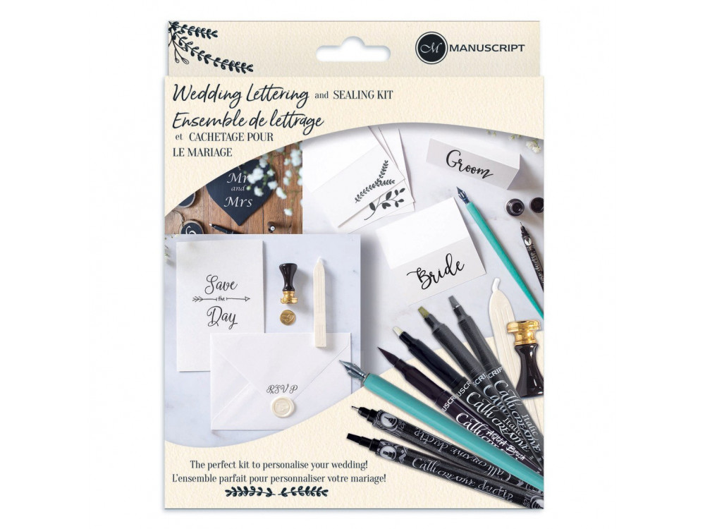 Wedding Lettering and Sealing Kit - Manuscript