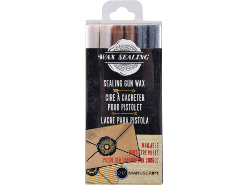 Set of sealing gun wax 1 - Manuscript - 6 pcs