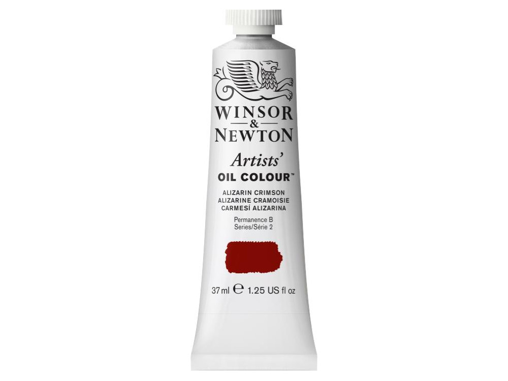 Farba olejna Artists' Oil Colour - Winsor & Newton - Alizarin Crimson, 37 ml