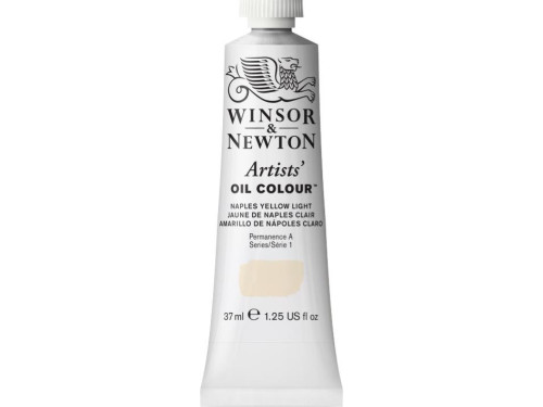 Farba olejna Artists' Oil Colour - Winsor & Newton - Naples Yellow Light, 37 ml
