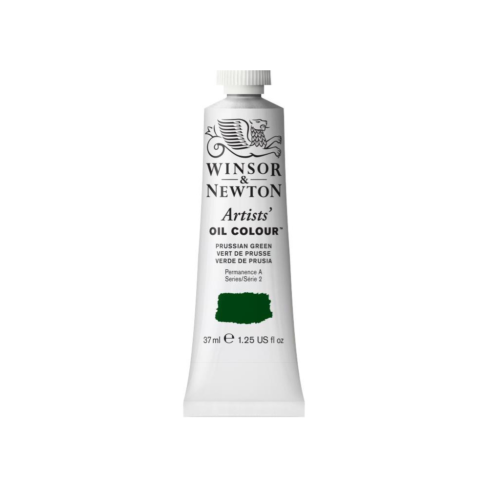Farba olejna Artists' Oil Colour - Winsor & Newton - Prussian Green, 37 ml