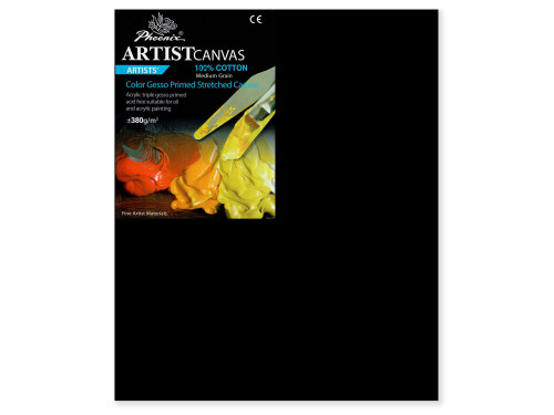 Stretched canvas Artist's - Phoenix - black, 40 x 50 cm