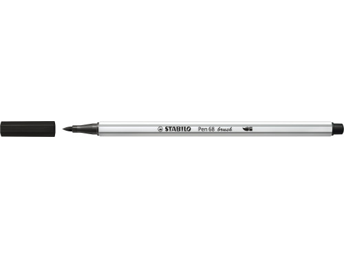 Pen 68 Brush - Stabilo - black