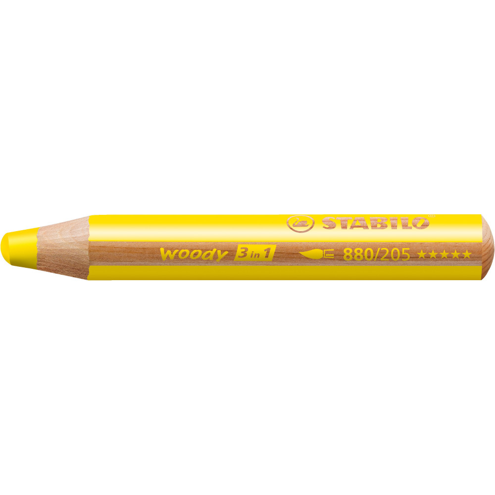 Woody 3 in 1 pencil - Stabilo - yellow