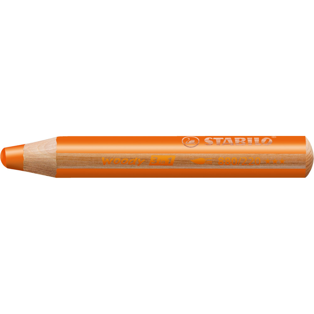 Woody 3 in 1 pencil - Stabilo - orange