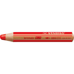 Woody 3 in 1 pencil - Stabilo - red