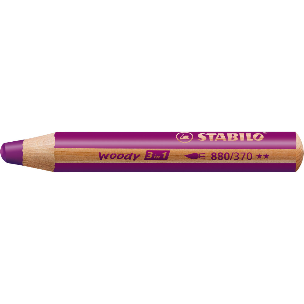 Woody 3 in 1 pencil - Stabilo - lila