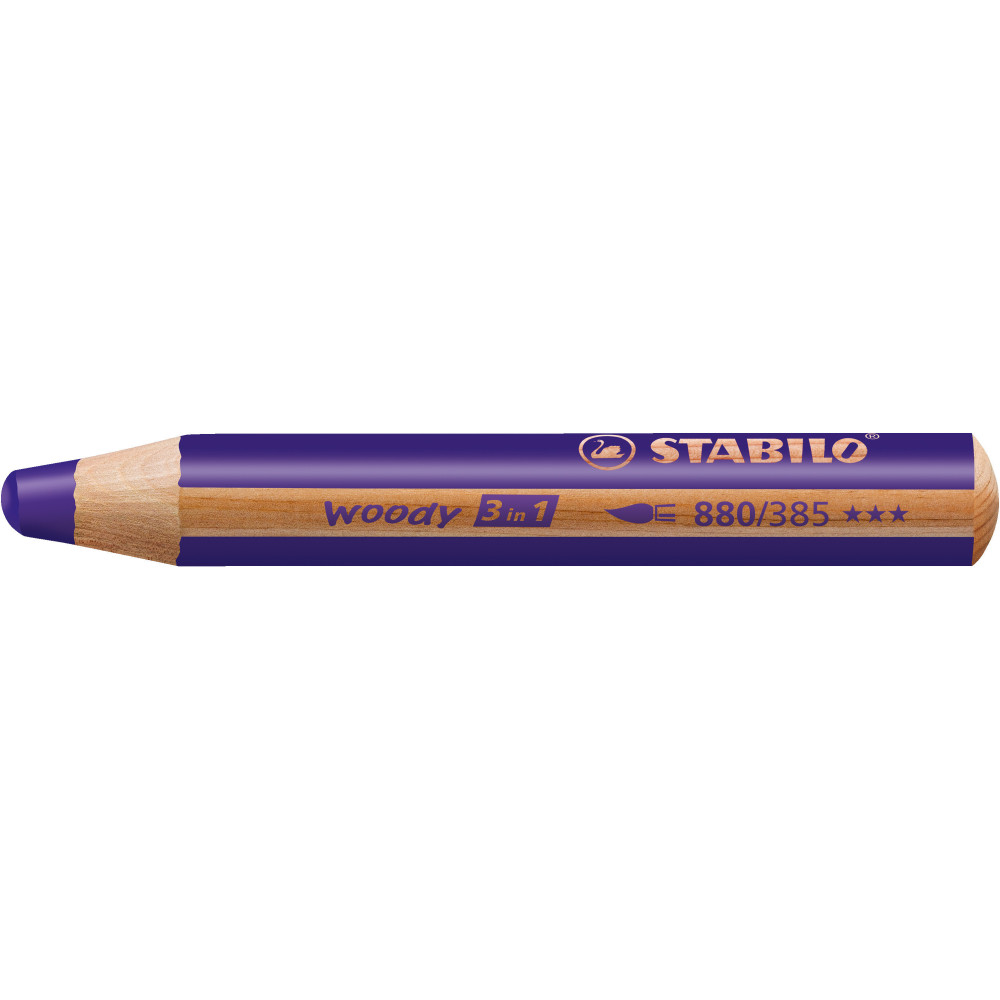 Woody 3 in 1 pencil - Stabilo - violet