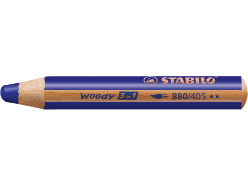 Woody 3 in 1 pencil - Stabilo - ultramarine