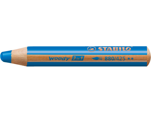Woody 3 in 1 pencil - Stabilo - blue