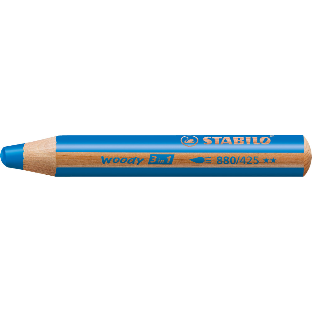 Woody 3 in 1 pencil - Stabilo - blue