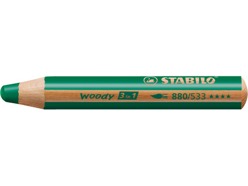 Woody 3 in 1 pencil - Stabilo - dark green