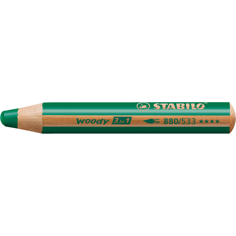 Woody 3 in 1 pencil - Stabilo - dark green