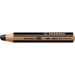 Woody 3 in 1 pencil - Stabilo - black
