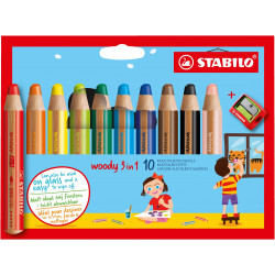 Woody 3 in 1 pencils with...