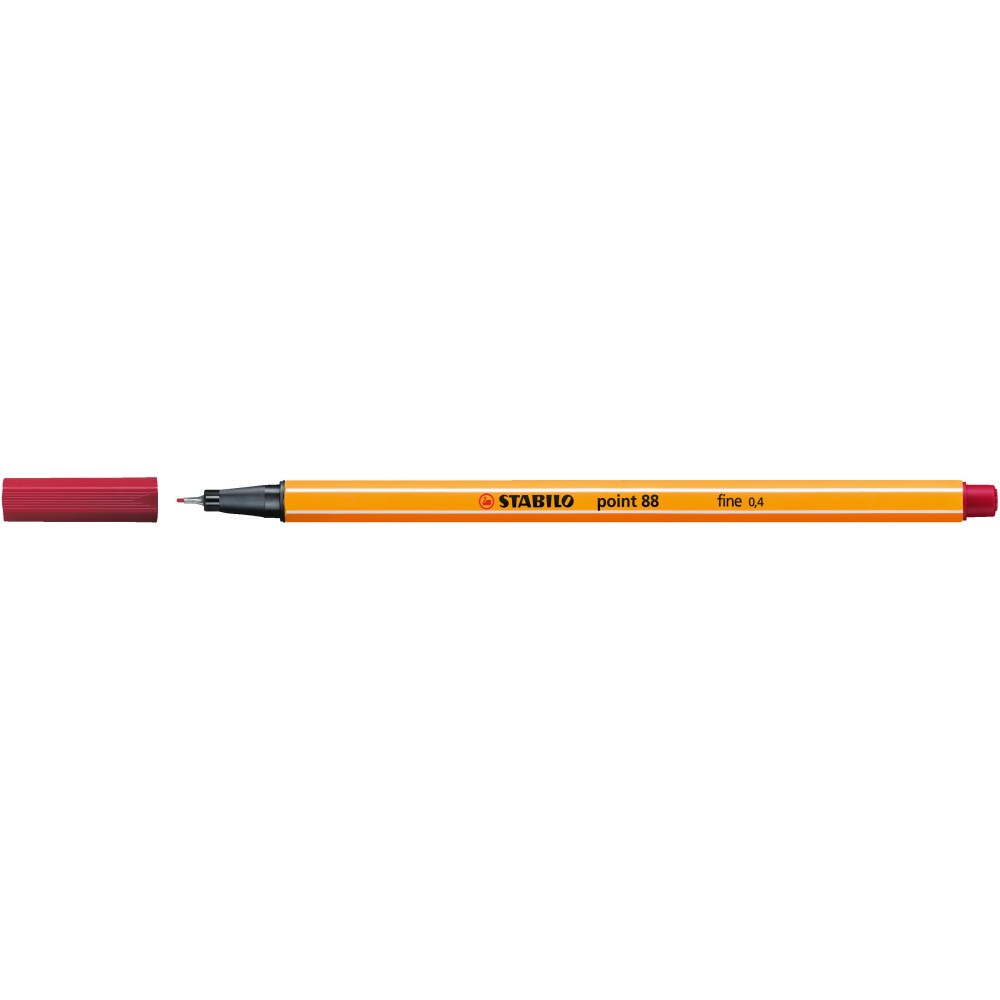 Point 88 fineliner - Stabilo - shadow red