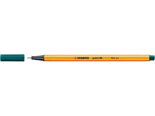 Point 88 fineliner - Stabilo - dark green