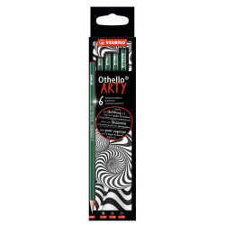 Othello Arty Pencil Set - Stabilo - Soft, 6 pcs.