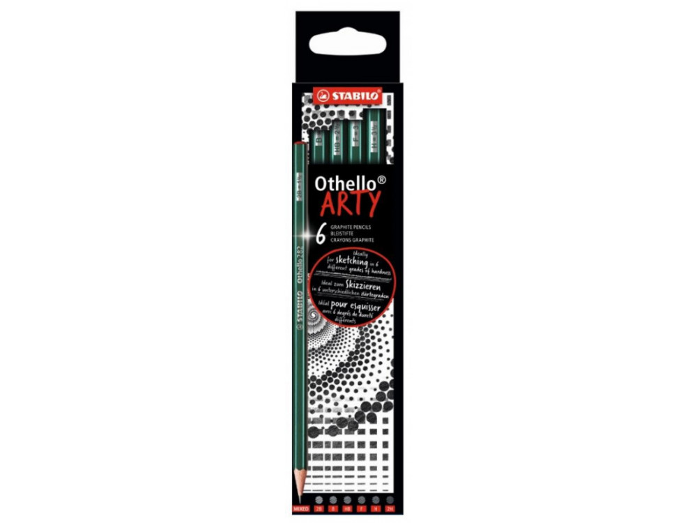 Zestaw ołówków Othello Arty - Stabilo - mix, 6 szt.