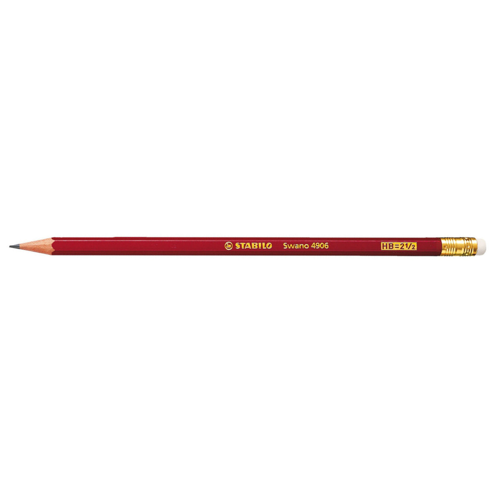 Swano 4906 pencil with eraser - Stabilo - HB