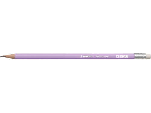 Swano Pastel pencil with eraser - Stabilo - lilac, HB