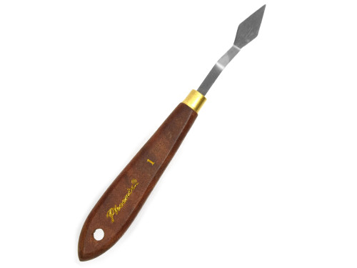 Painting spatula with wooden handle - Phoenix - no. 1