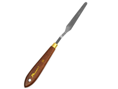 Painting spatula with wooden handle - Phoenix - no. 20