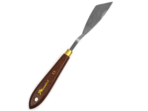 Painting spatula with wooden handle - Phoenix - no. 13