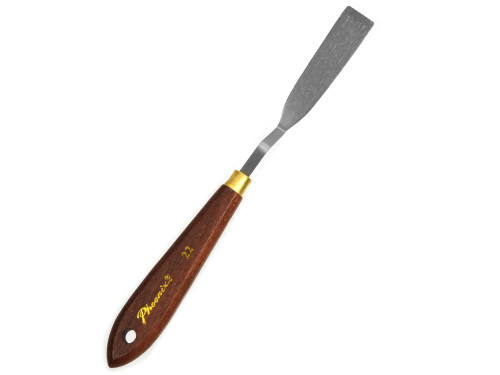 Painting spatula with wooden handle - Phoenix - no. 22