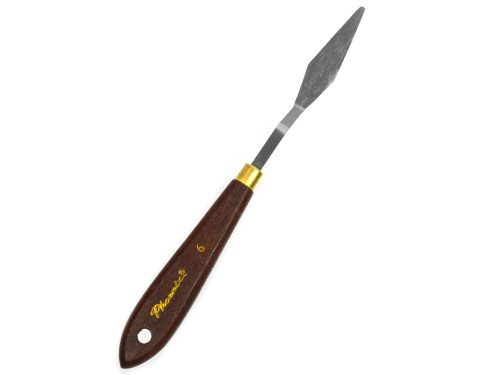 Painting spatula with wooden handle - Phoenix - no. 6
