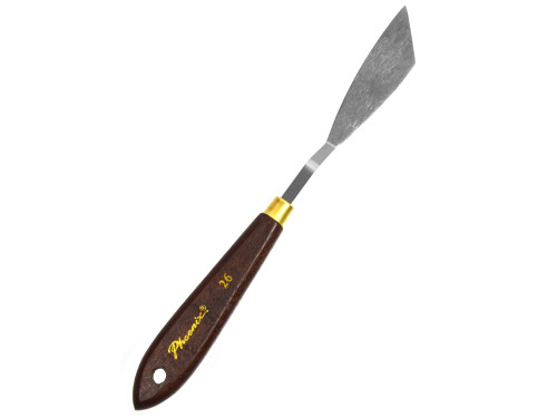 Painting spatula with wooden handle - Phoenix - no. 26