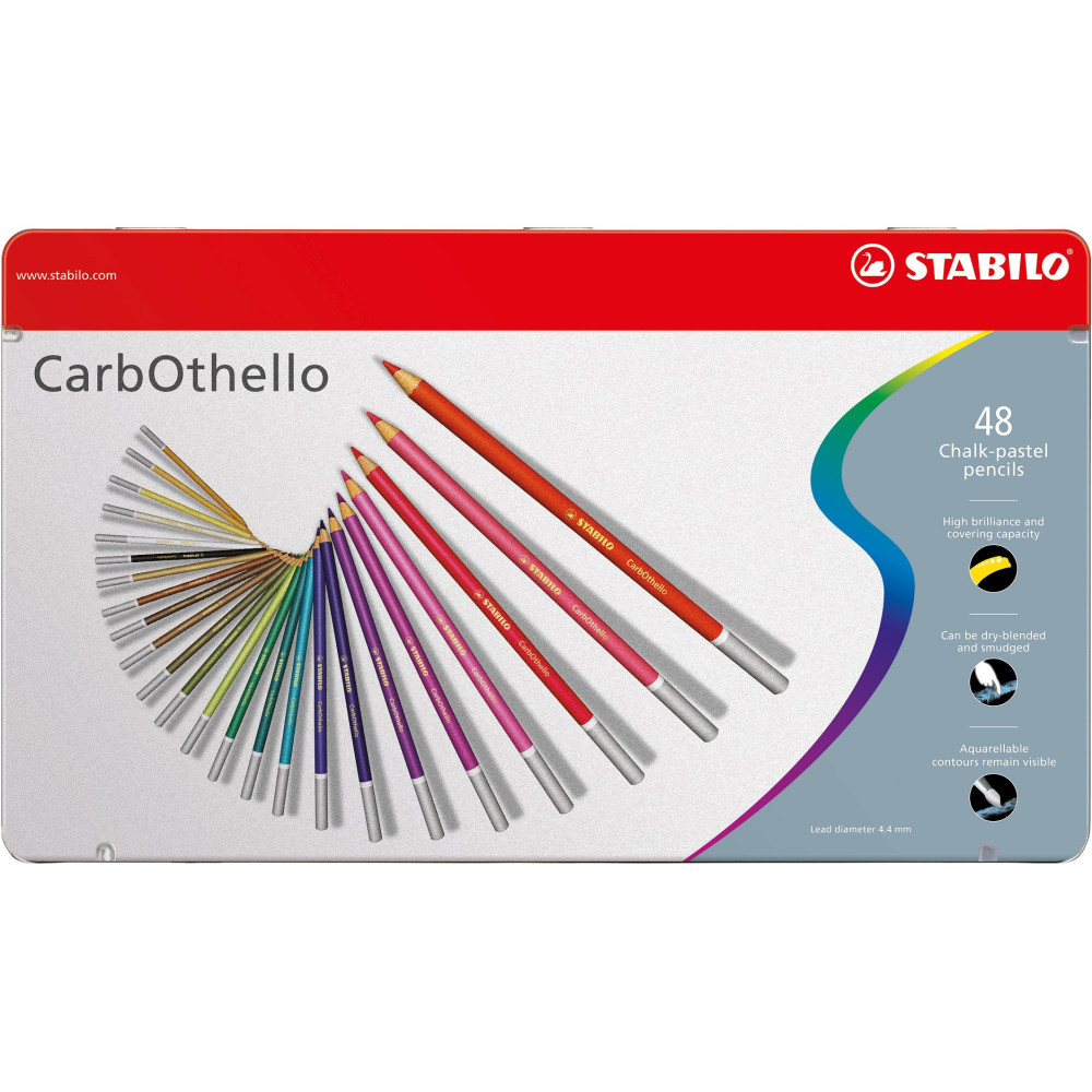 Zestaw pasteli suchych CarbOthello - Stabilo - 48 kolorów
