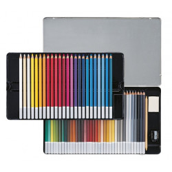 CarbOthello dry pastels set in metal box - Stabilo - 60 pcs.
