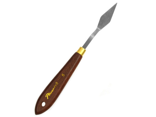 Painting spatula with wooden handle - Phoenix - no. 5
