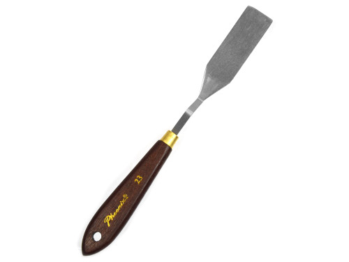 Painting spatula with wooden handle - Phoenix - no. 23