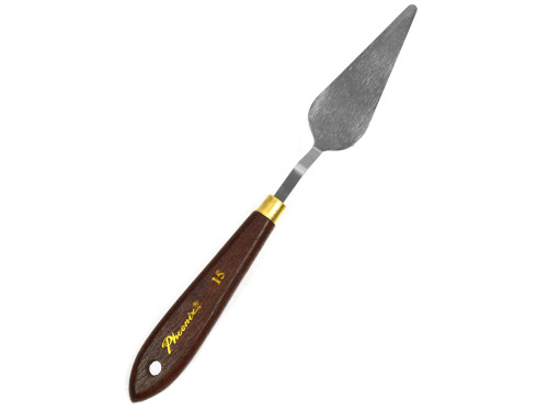 Painting spatula with wooden handle - Phoenix - no. 15
