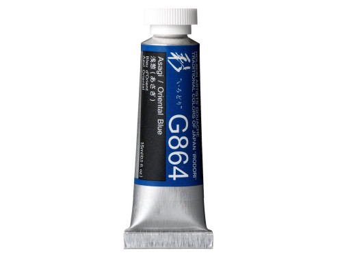 Artists’ Gouache - Holbein - Irodori series, Oriental Blue, 15 ml